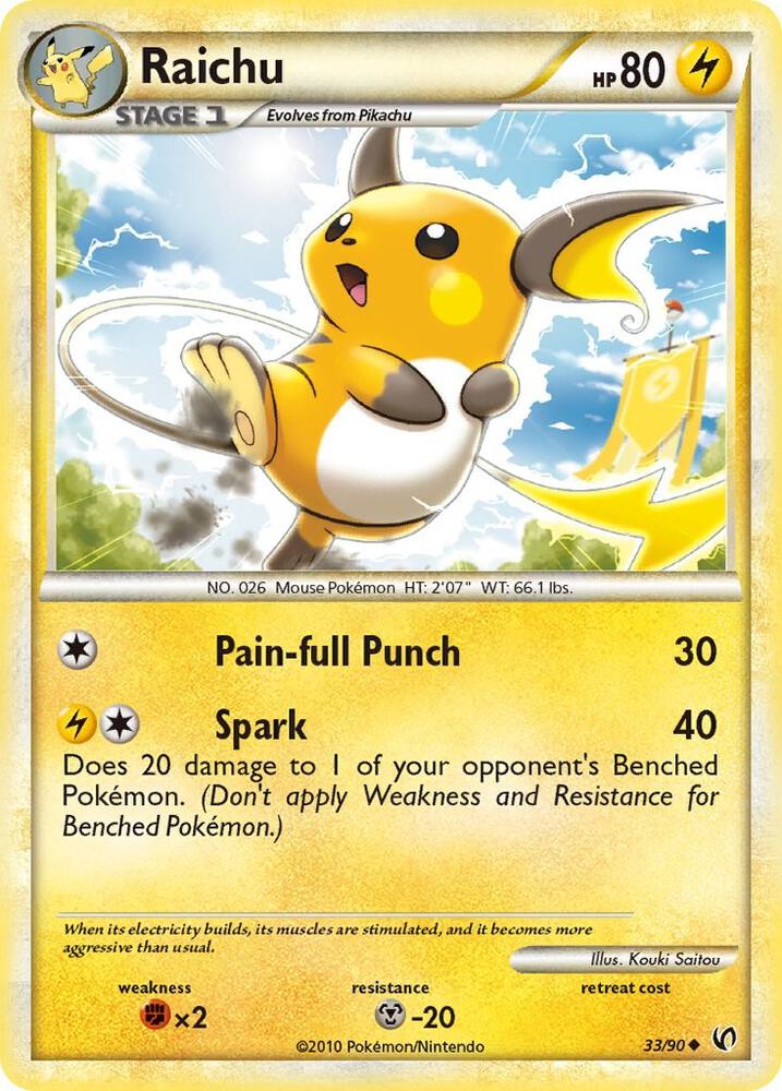 Raichu [Undaunted] 33/90