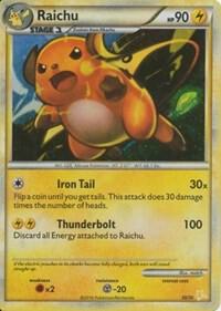 Raichu (#30 Holo) [HGSS Trainer Kit: Gyarados & Raichu] 30/30