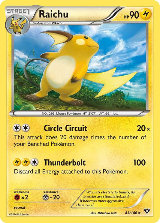 Raichu [XY Base Set] 43/146
