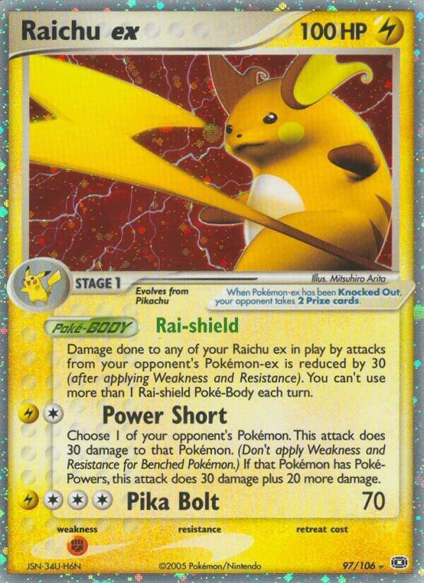 Raichu ex [EX Emerald] 97/106
