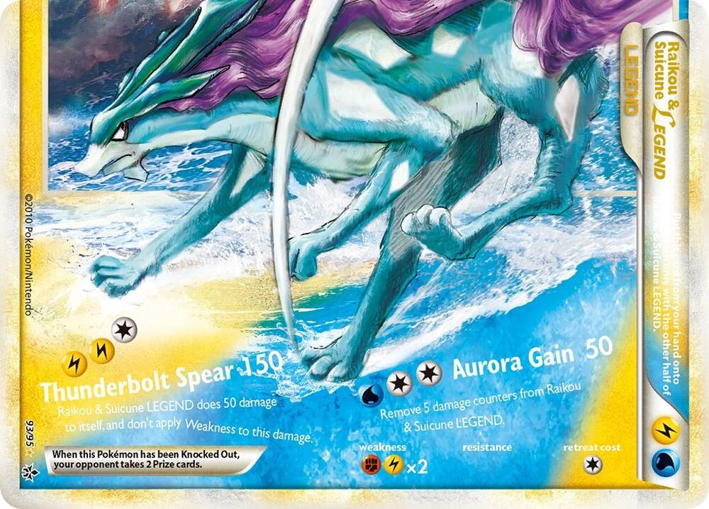 Raikou & Suicune Legend (Bottom) [Unleashed] 93/95
