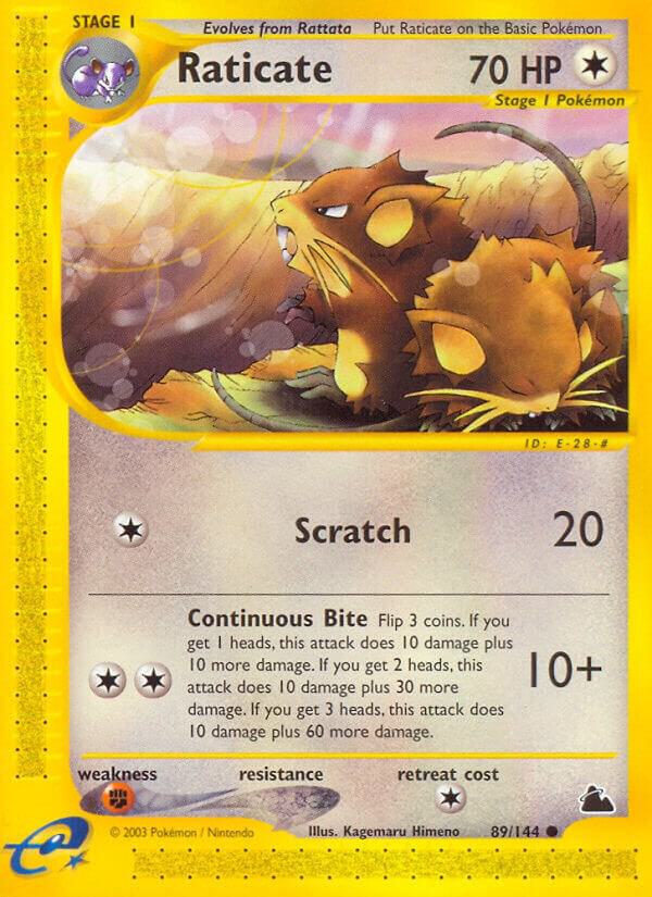 Raticate [Skyridge] 089/144