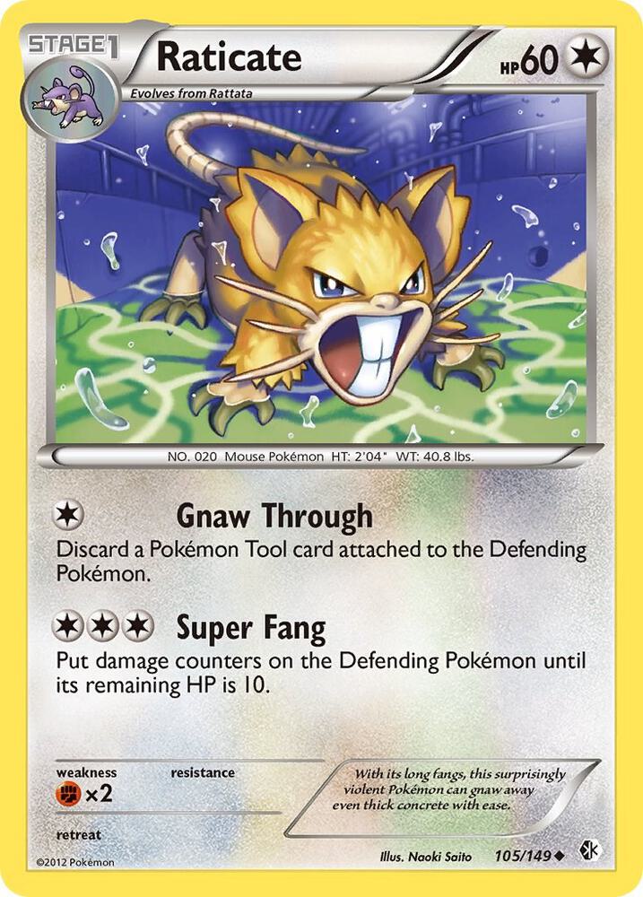 Raticate [Boundaries Crossed] 105/149
