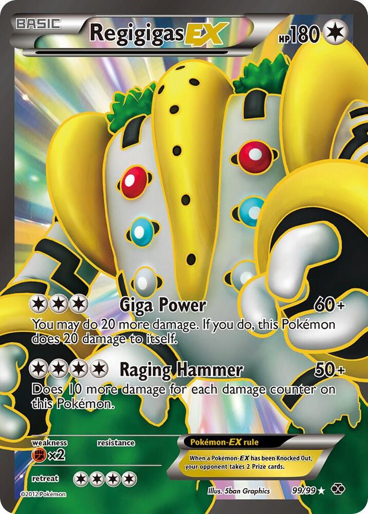 Regigigas EX (99 Full Art) [Next Destinies] 99/99