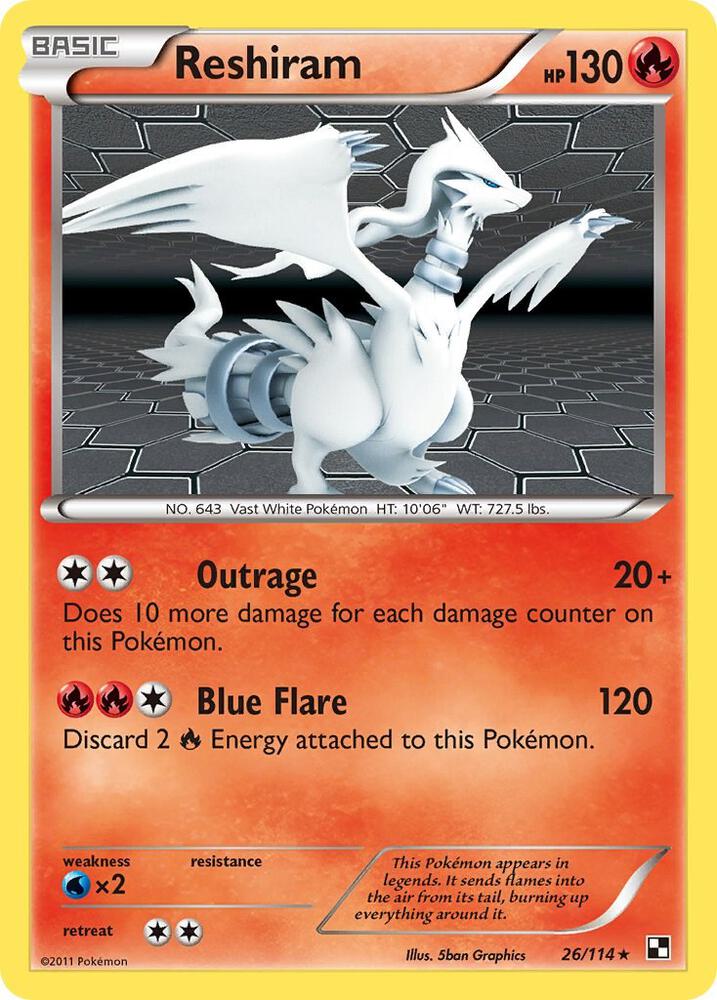 Reshiram [Black and White] 26/114