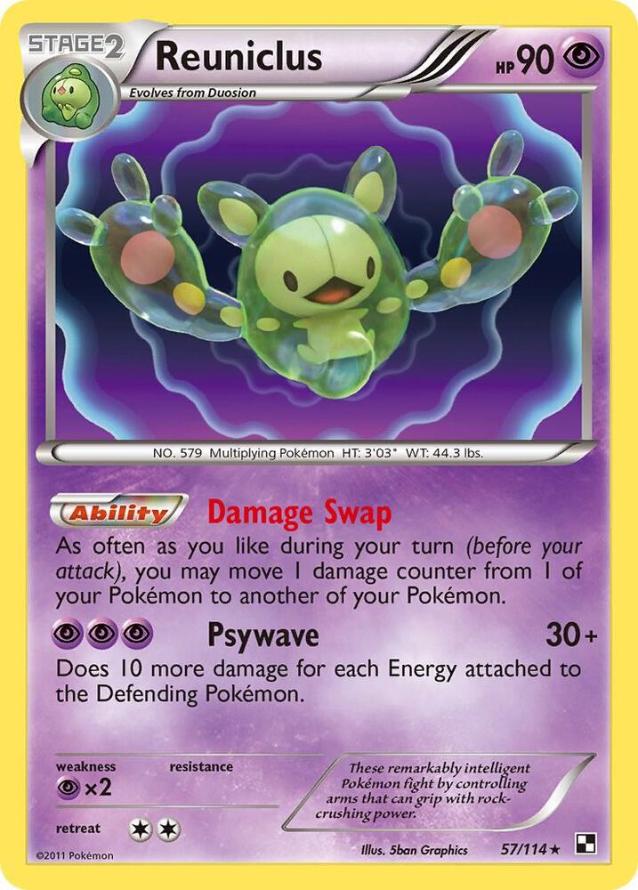 Reuniclus [Black and White] 57/114