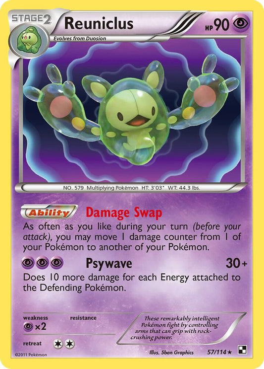 Reuniclus [Black and White] 57/114