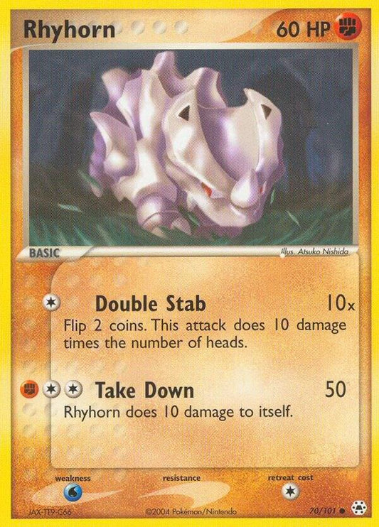 Rhyhorn [EX Hidden Legends] 70/101