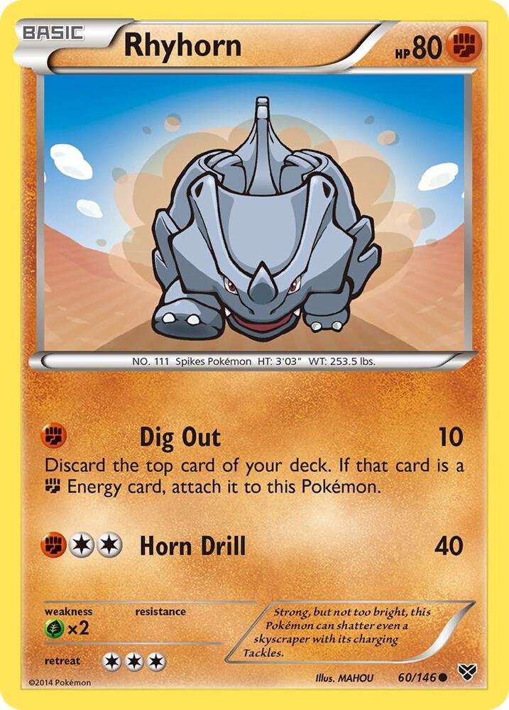 Rhyhorn [XY Base Set] 60/146