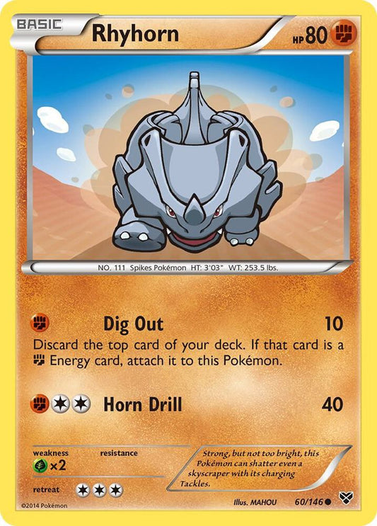 Rhyhorn [XY Base Set] 60/146