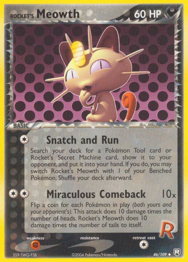 Rocket's Meowth [Team Rocket Returns] 46/109