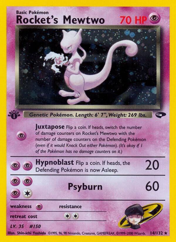 Rocket's Mewtwo [Gym Challenge] 014/132