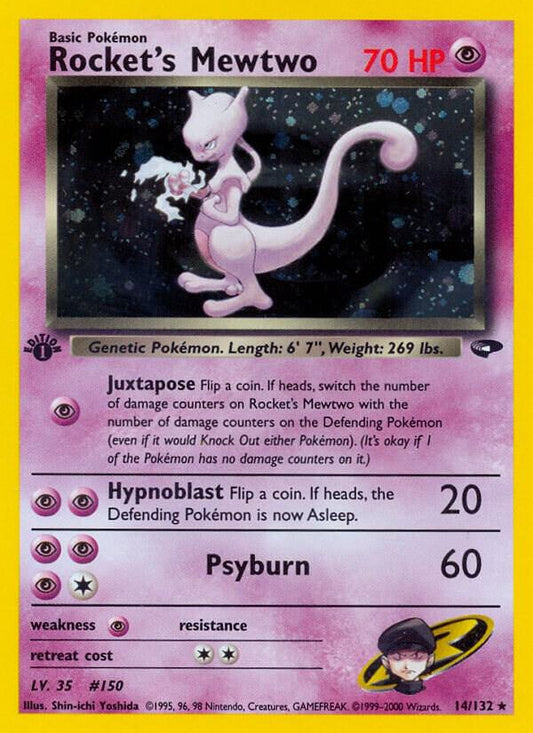 Rocket's Mewtwo [Gym Challenge] 014/132