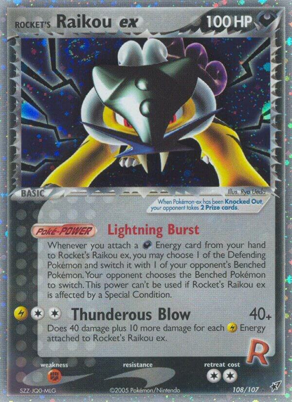 Rocket's Raikou ex [Deoxys] 108/107