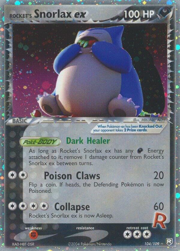Rocket's Snorlax ex [Team Rocket Returns] 104/109