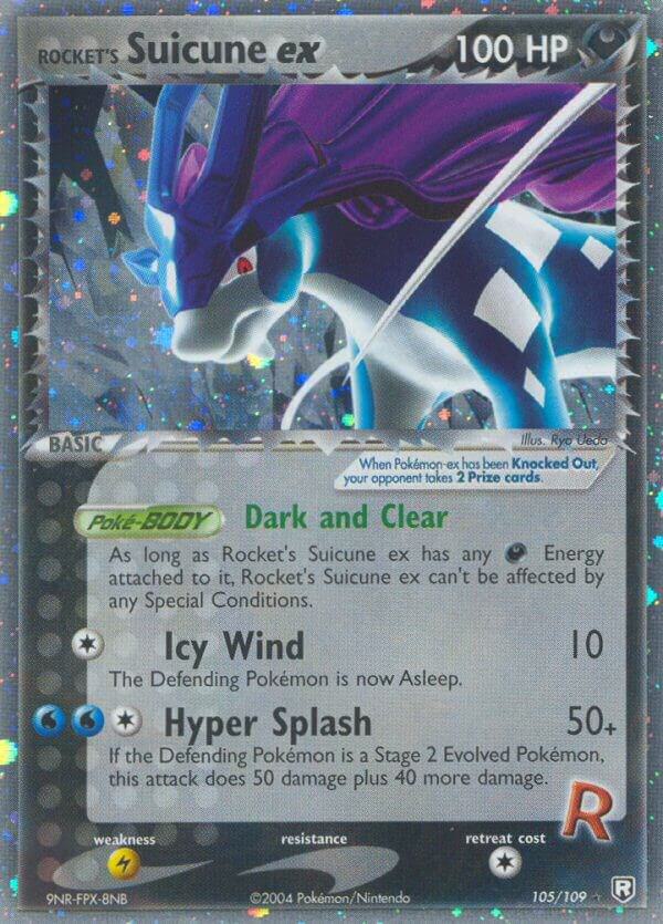Rocket's Suicune ex [Team Rocket Returns] 105/109