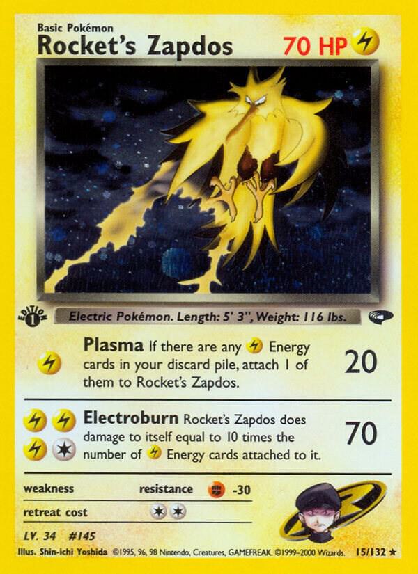 Rocket's Zapdos [Gym Challenge] 015/132