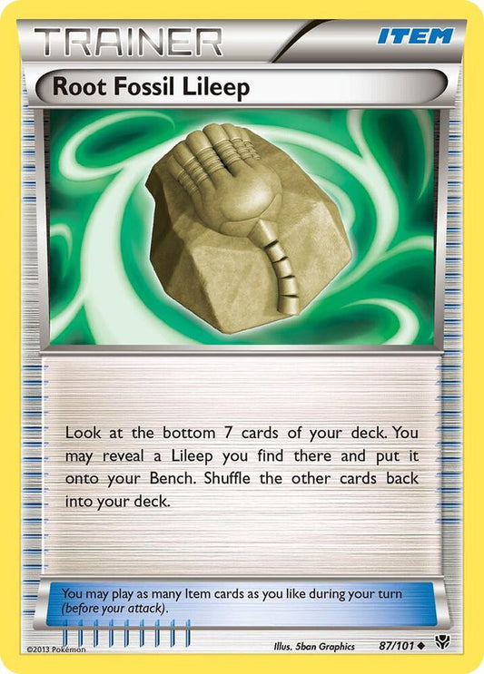 Root Fossil Lileep [Plasma Blast] 87/101