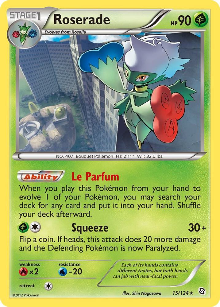 Roserade (15) [Dragons Exalted] 15/124
