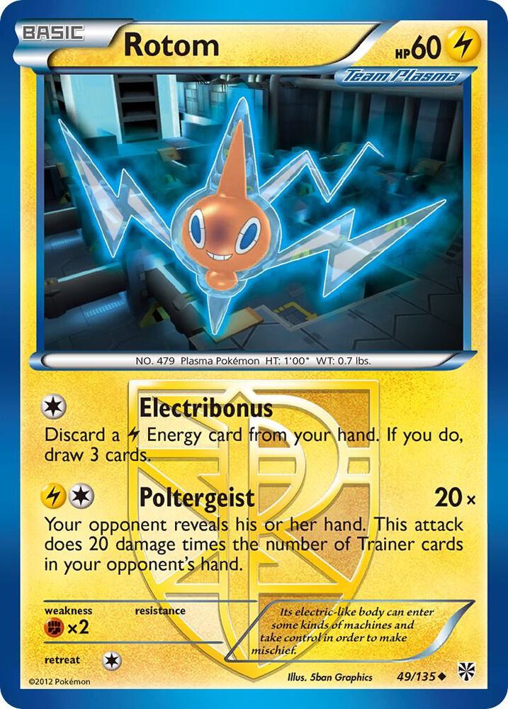Rotom (Team Plasma) [Plasma Storm] 49/135