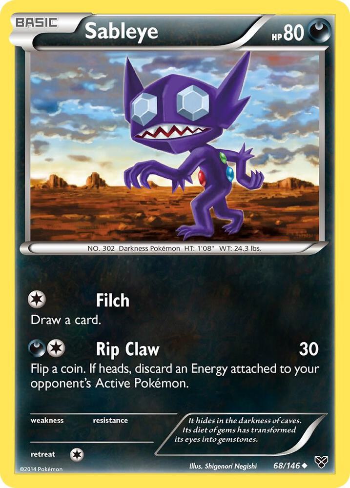 Sableye [XY Base Set] 68/146