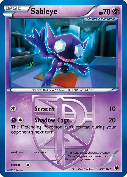 Sableye (Team Plasma) [Plasma Freeze] 49/116