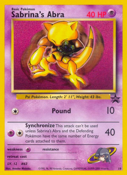 Sabrina's Abra [WoTC Promo] 19/53