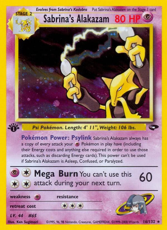 Sabrina's Alakazam [Gym Challenge] 016/132