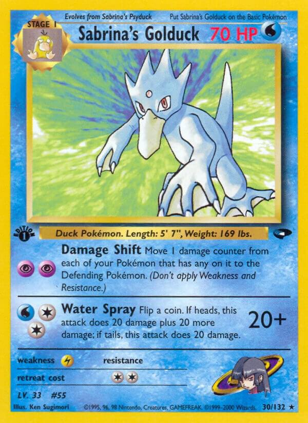 Sabrina's Golduck [Gym Challenge] 030/132