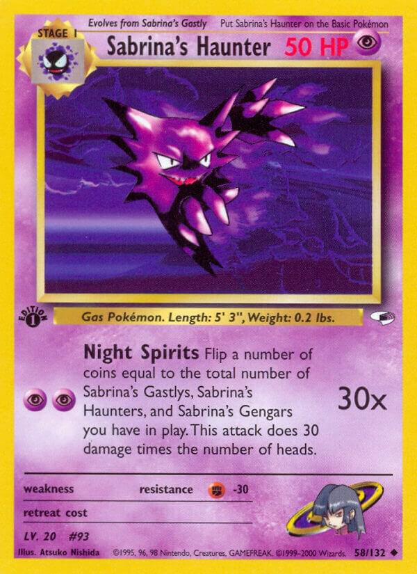Sabrina's Haunter [Gym Heroes] 058/132