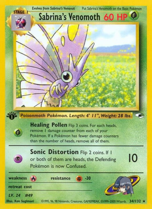 Sabrina's Venomoth [Gym Heroes] 034/132