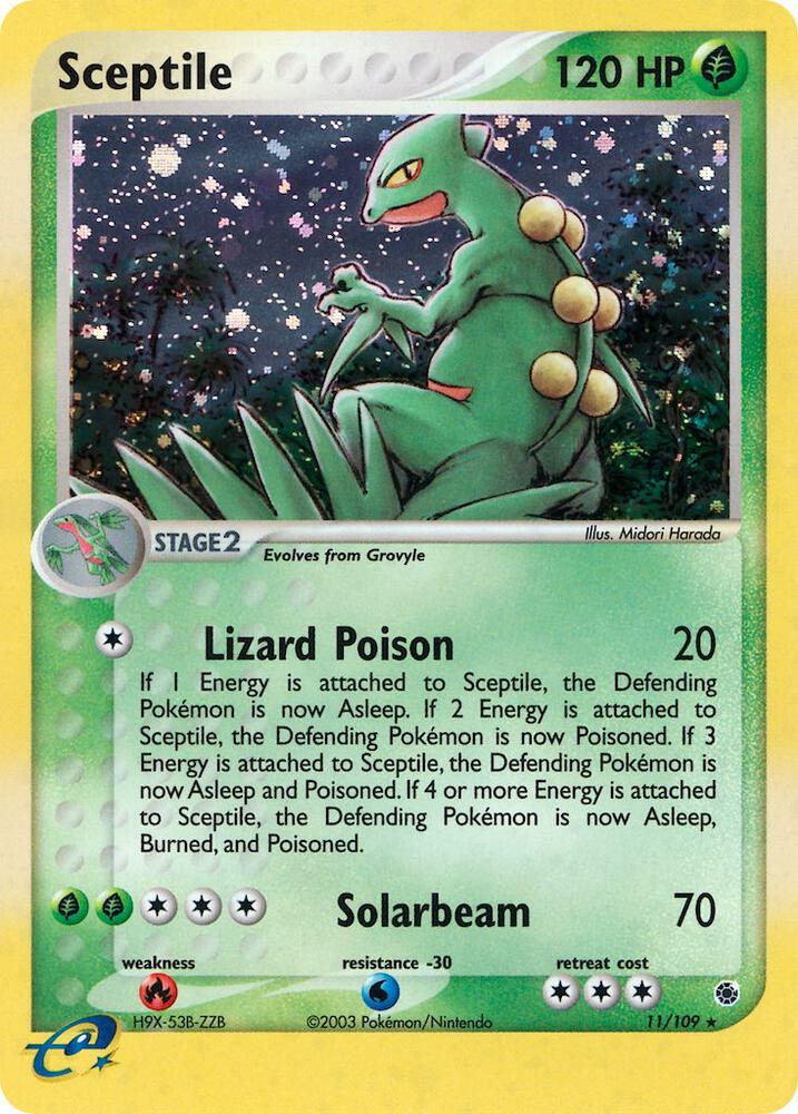 Sceptile - 11/109 [Ruby and Sapphire] 11/109