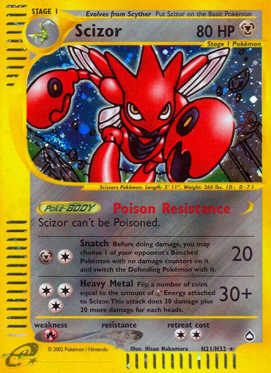 Scizor (H21) [Aquapolis] H21/H32