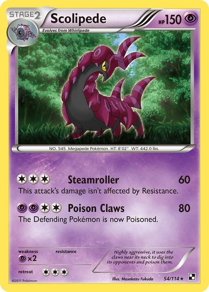 Scolipede [Black and White] 54/114