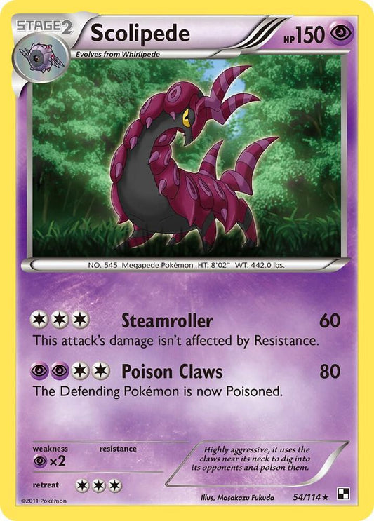 Scolipede [Black and White] 54/114