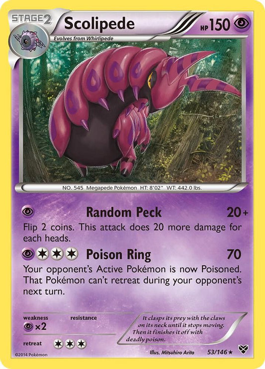 Scolipede [XY Base Set] 53/146