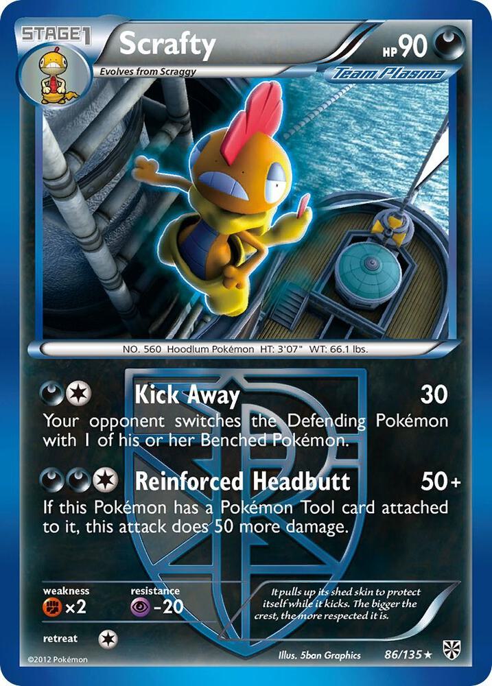 Scrafty (Team Plasma) [Plasma Storm] 86/135