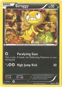 Scraggy - BW25 (Cosmos Holo) [Black and White Promos] BW25