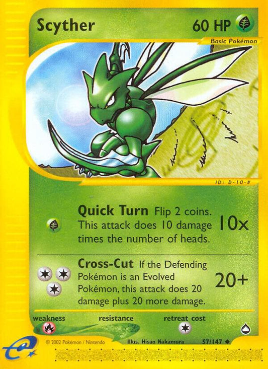 Scyther (57) [Aquapolis] 057/147