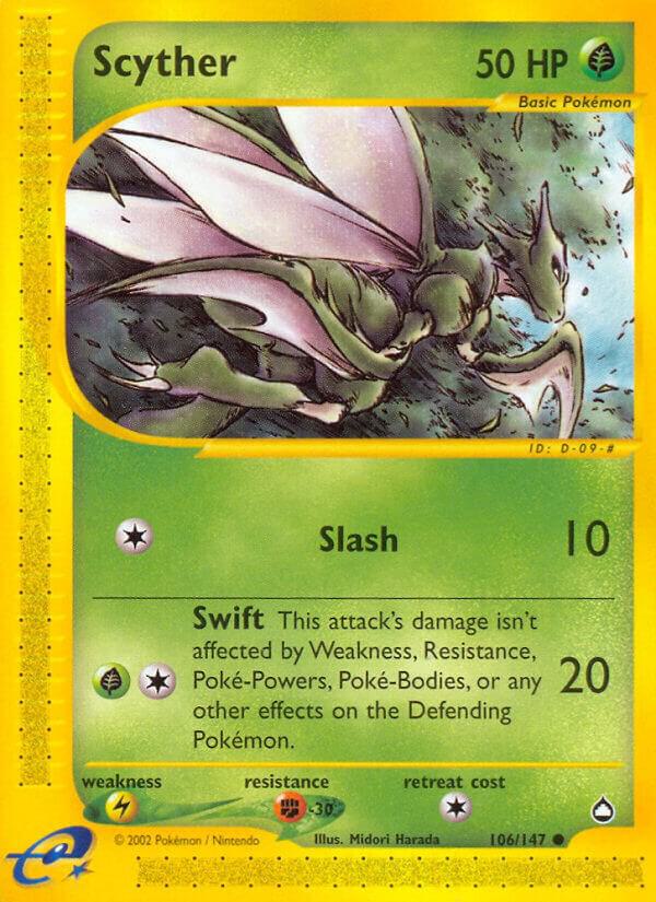 Scyther (106) [Aquapolis] 106/147