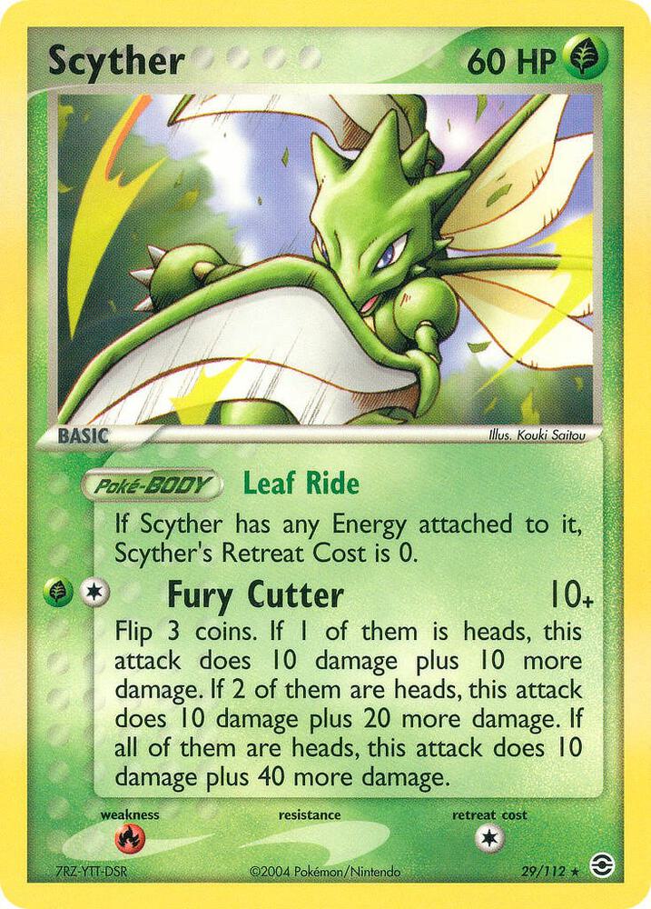 Scyther [FireRed & LeafGreen] 29/112