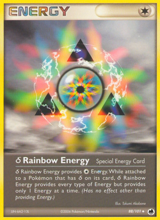 δ Rainbow Energy - 88/101 Dragon Frontiers