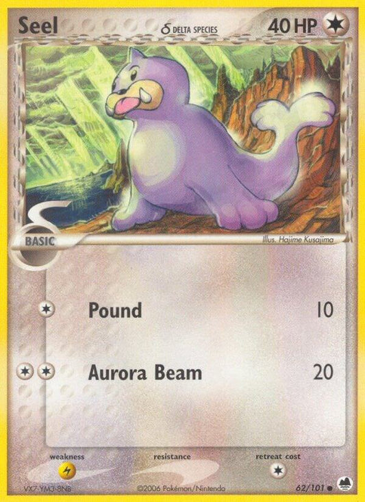 Seel (Delta Species) [EX Dragon Frontiers] 62/101