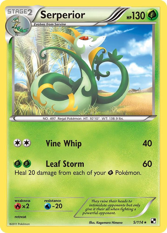 Serperior (5) [Black and White] 5/114