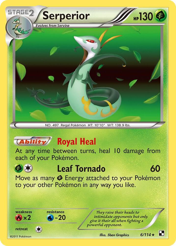 Serperior (6) [Black and White] 6/114