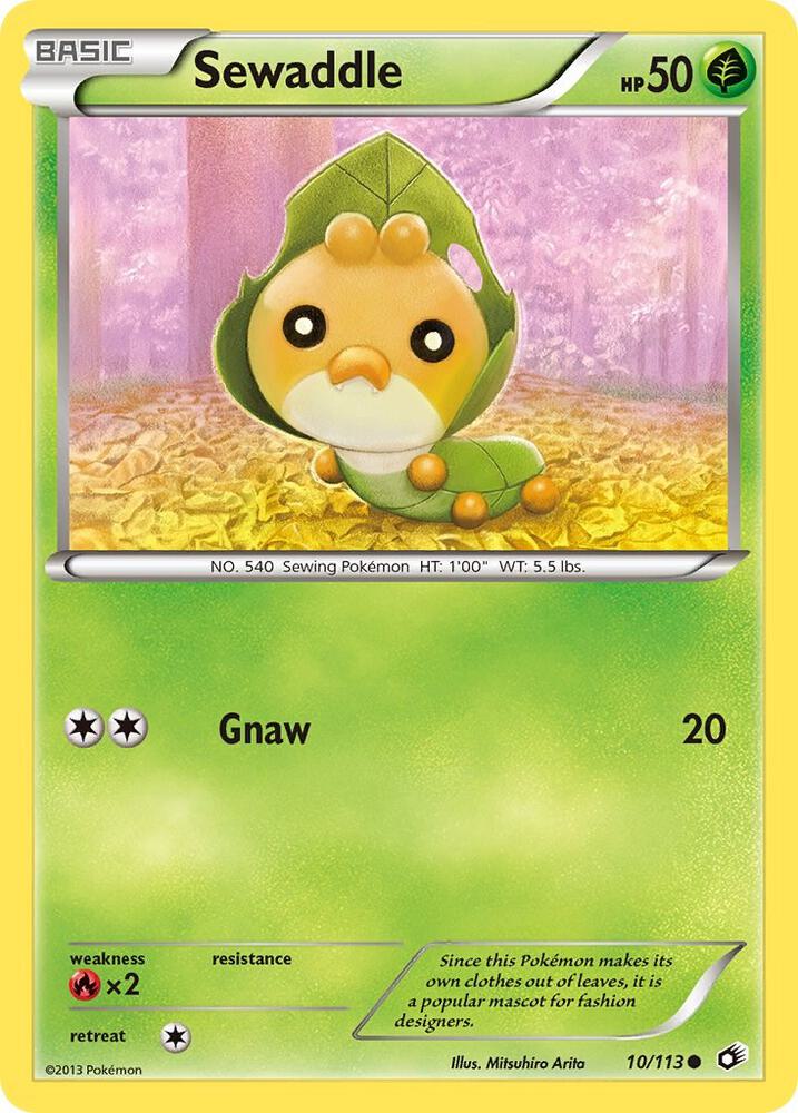 Sewaddle (10) [Legendary Treasures] 10/113