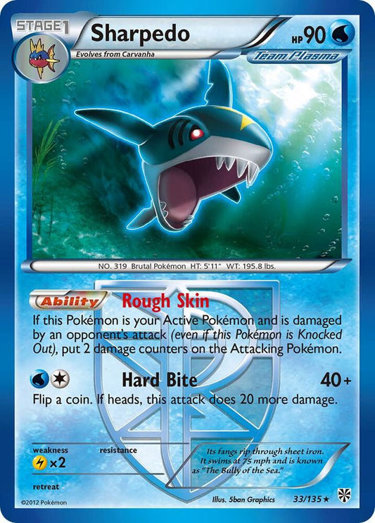 Sharpedo (Team Plasma) [Plasma Storm] 33/135