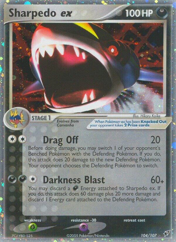 Sharpedo ex [Deoxys] 104/107