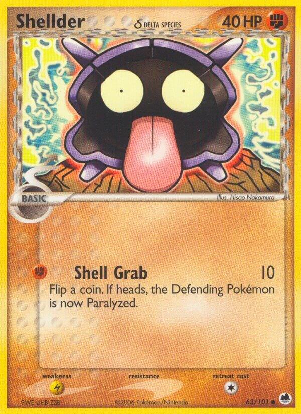 Shellder (Delta Species) [Dragon Frontiers] 63/101