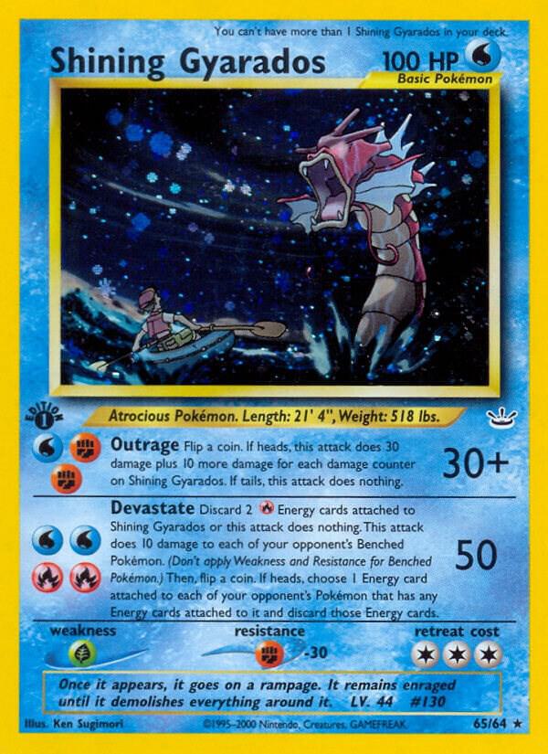 Shining Gyarados [Neo Revelation] 65/64